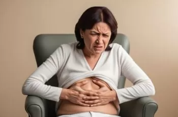 Pessoa com dor abdominal, representando os desconfortos do SII.