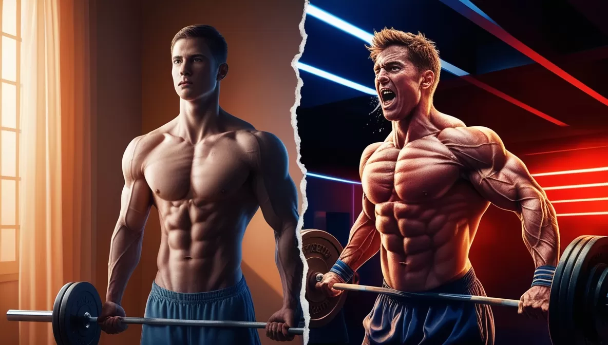 Creatina personificada orientando um atleta sobre a ingestão adequada e a hidratação.