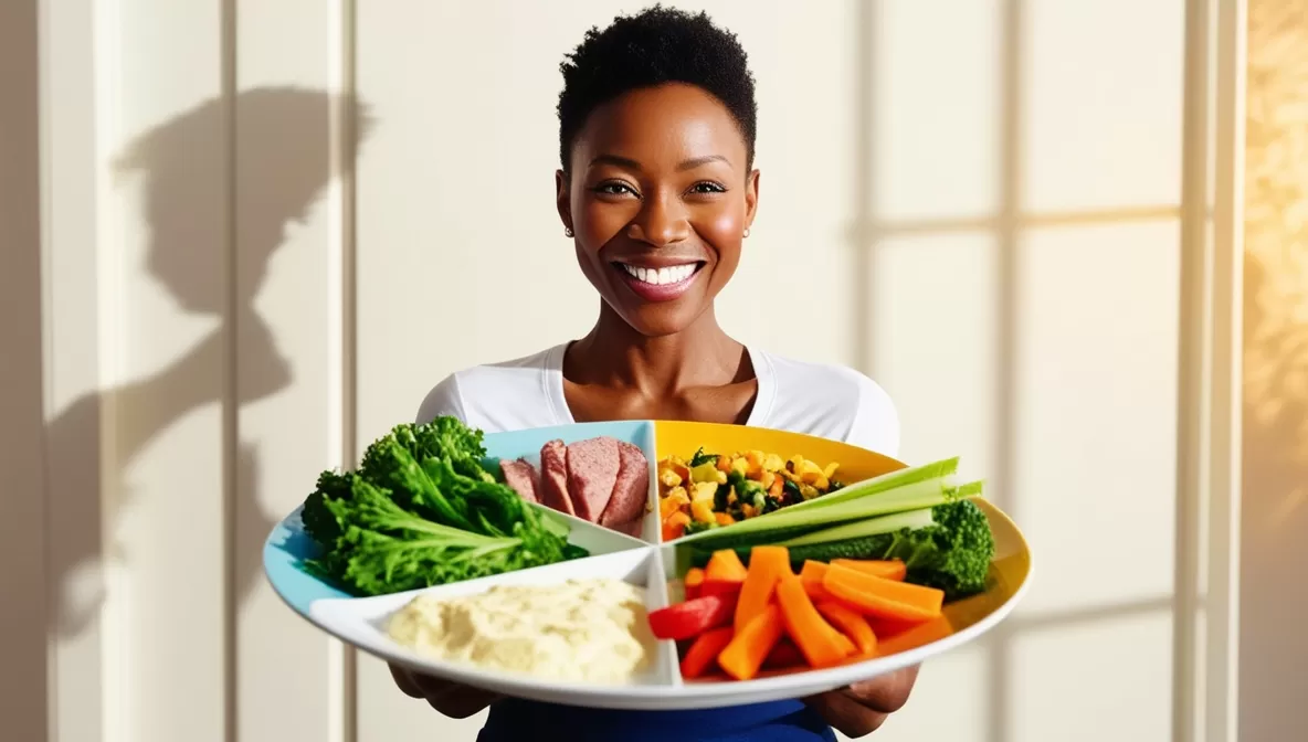 Divisão do prato para emagrecimento.