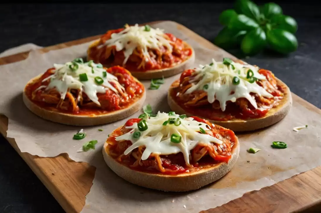 Mini Pizzas Saúdaveis e Rapidas para o dia a dia