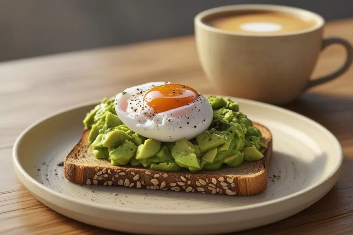 Torrada de Abacate com Ovo 